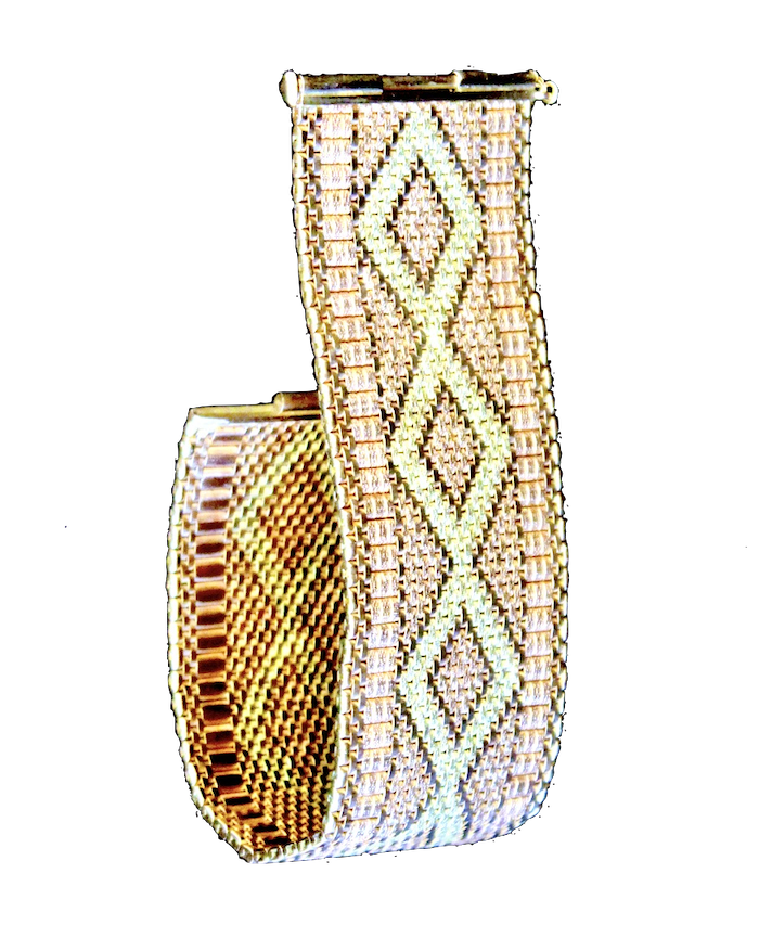Gold cuff bracalet